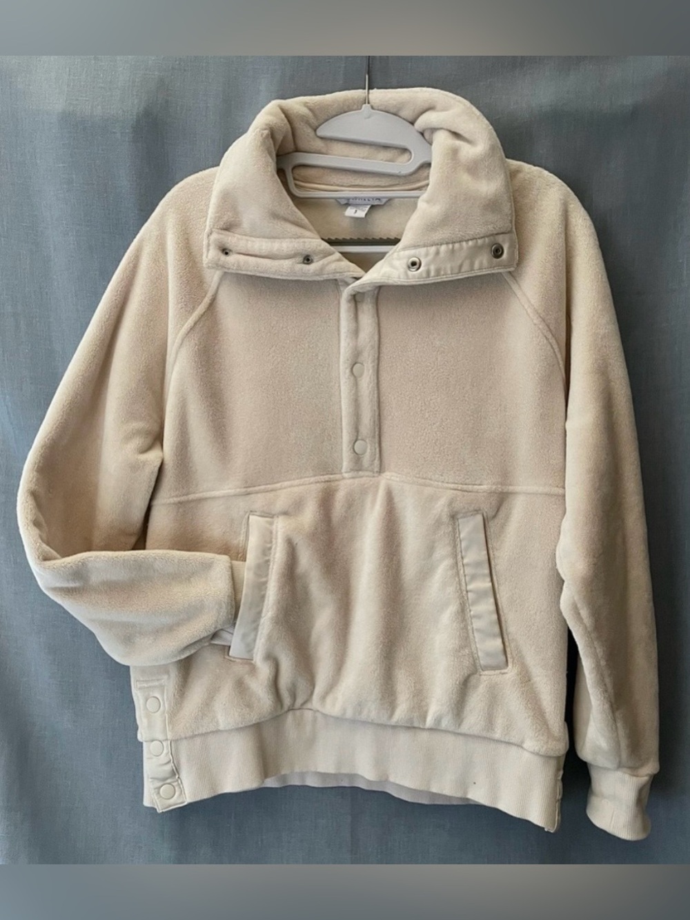 Athleta - Recover Cozy Fleece Snap Front Sweatshirt (US Small)
